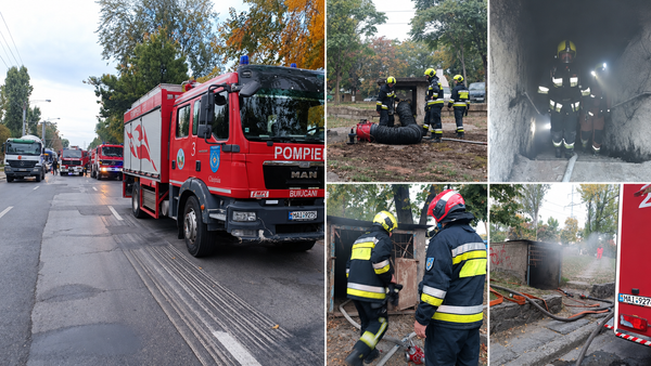 FOTO/ Alertă la primele ore ale dimineții în Chișinău: opt echipaje de pompieri intervin la Ciocana