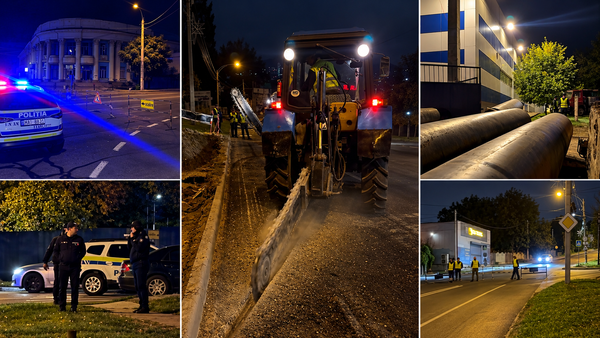 VIDEO/ Ion Ceban spune că a apelat la 112 după săpăturile de pe strada Vadul lui Vodă - dispută la miezul nopții