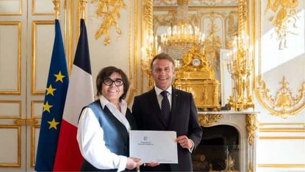 Lorina Bălteanu și-a prezentat scrisorile de acreditare președintelui Emmanuel Macron