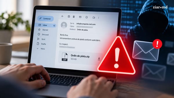Atenție la e-mailurile cu „ordine de plată”. O nouă campanie de fraudă online încearcă să infecteze dispozitivele