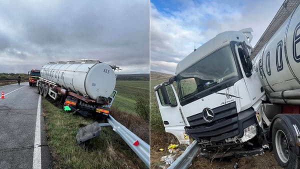 MAE vine cu precizări despre accidentul din Vaslui. Șoferul moldovean a scăpat nevătămat