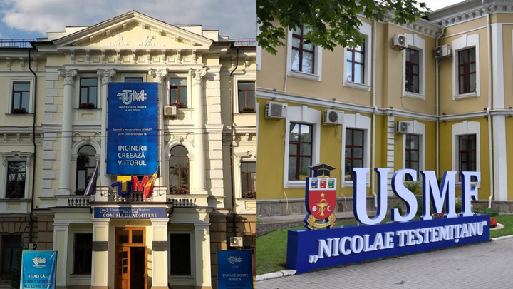 Număr în creștere de studenți înmatriculați în anul întâi la UTM și USMF