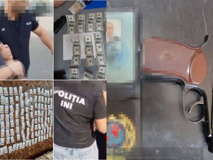 Un fals polițist din Chișinău, reținut. IGP: Cu legitimații false însușea bani prin înșelăciune (VIDEO)