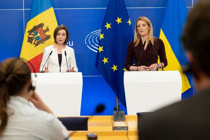 Președinta Parlamentului European speră că R. Moldova va începe negocierile de aderare la UE până la sfârșitul 2023