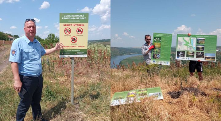 FOTO/ În rezervațiile naturale din țară au fost instalate panouri informative și indicatoare turistice