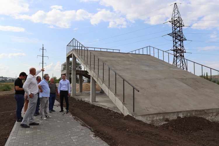 Pista pentru bicicliști și BMX de la Anenii Noi, în plină construcție