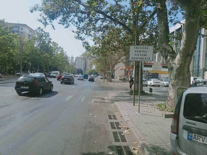 Trecere de pietoni de la o intersecție de pe Calea Ieșilor, eliminată. Explicația Primăriei Chișinău