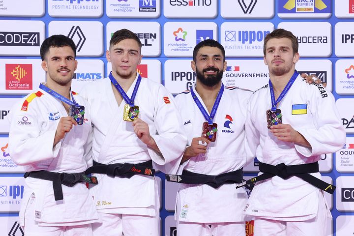 FOTO/ Judocanul Denis Vieru a câștigat aurul la Campionatul European de seniori din Franța