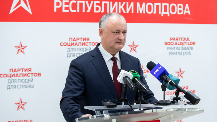 Igor Dodon revine la cârma PSRM