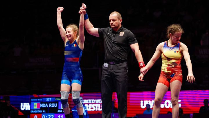 Încă o medalie pentru R. Moldova. Luptătoarea Mariana Draguțan a obținut argintul la Campionatul European