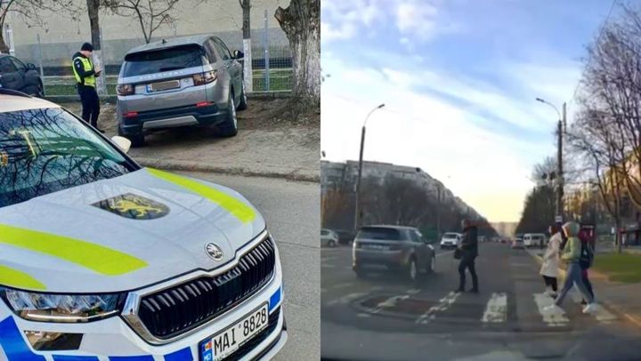 1.800 de lei și cinci puncte de penalizare. O șoferiță, amendată după ce nu a cedat trecerea pietonilor