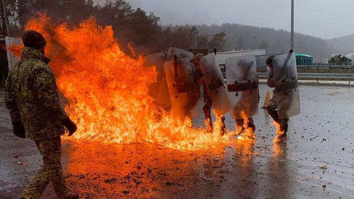 FOTO/ Zeci de militari moldoveni participă la exercițiul „KFOR 33 Mission Rehearsal Exercise”, din Germania