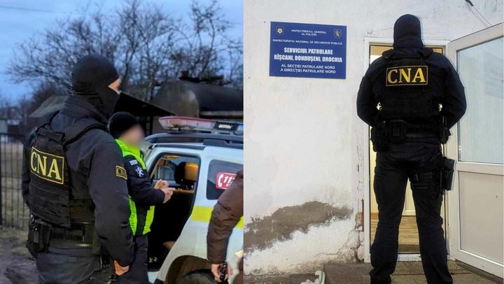 Cinci polițiști din nordul țării au fost reținuți pentru corupere pasivă