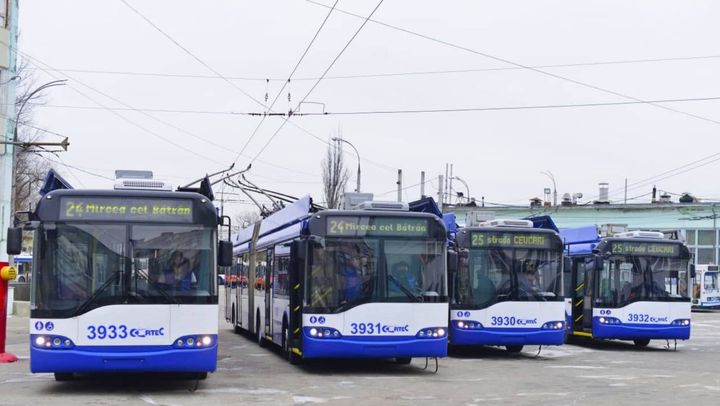 Primăria Chișinău va cumpăra un lot de 43 de troleibuze. Prețul achiziției