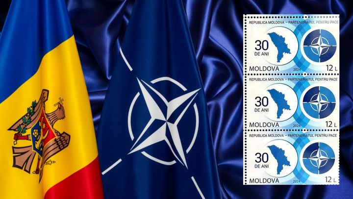 30 de ani de cooperare între NATO și R. Moldova. Poșta Moldovei a lansat o serie specială de timbre