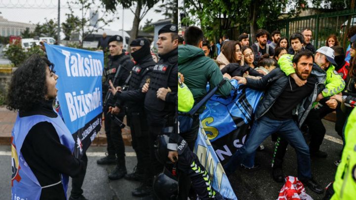 Stare de asediu în Istanbul. Zeci de persoane, care încercau să ajungă la o manifestaţie de 1 mai, reţinute de poliţie