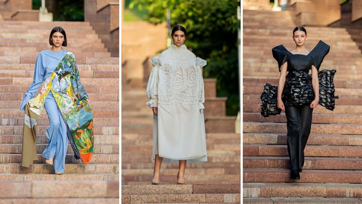 FOTO/ Defileu de modă în parcul Valea Morilor: Cum și-au etalat creațiile studenții Universității „Ion Creangă”