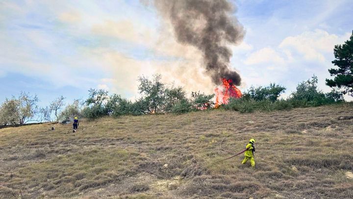 Peste 120 de hectare de teren, nimicite de flăcări în ultimele 24 de ore. Avertismentul pompierilor