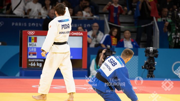 Judocanul Denis Vieru s-a calificat în semifinalele Jocurilor Olimpice de la Paris