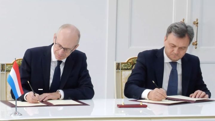 Luc Frieden și Dorin Recean au semnat o declarație comună în sprijinul aderării R. Moldova la UE