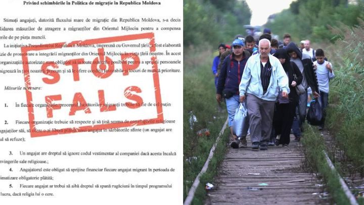 „Rezoluție” falsă, cu însemnele Ministerului Muncii: În R. Moldova a apărut un nou fals despre migranți