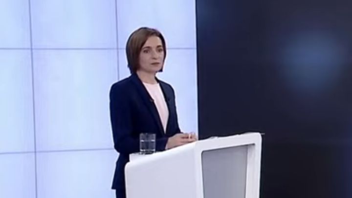 LIVE/ Maia Sandu, singură la dezbaterile de la Moldova 1