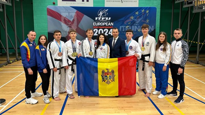 Sportivii moldoveni au cucerit opt medalii la Campionatul European de taekwondo