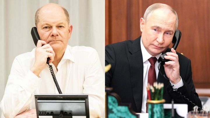 „I-am cerut să pun capăt războiului”. Olaf Scholz a discutat la telefon cu Vladimir Putin