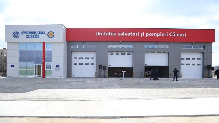 În raionul Căușeni a fost inaugurată o stație de salvatori și pompieri, construită cu ajutorul SUA