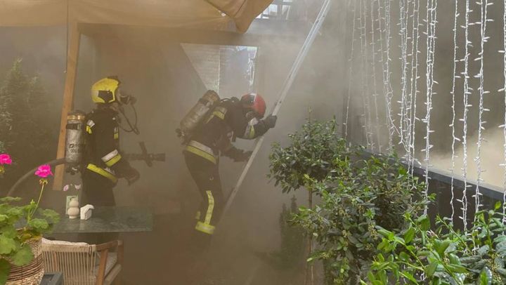 VIDEO/ IGSU, despre incendiul din restaurantul Noema: „Situația este sub control”
