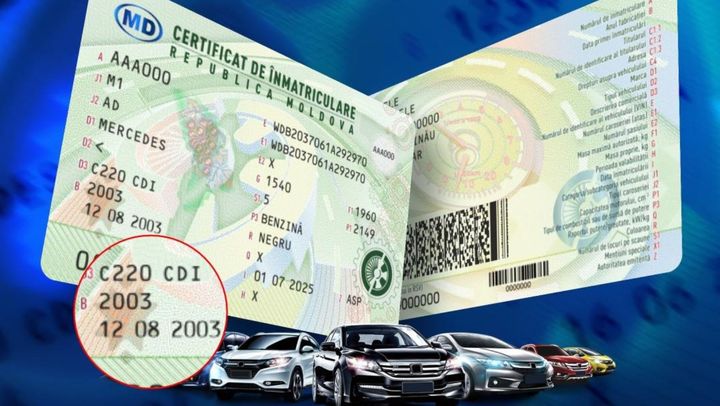 În curând, în R. Moldova va fi pus în circulație un nou model de certificat de înmatriculare a vehiculelor