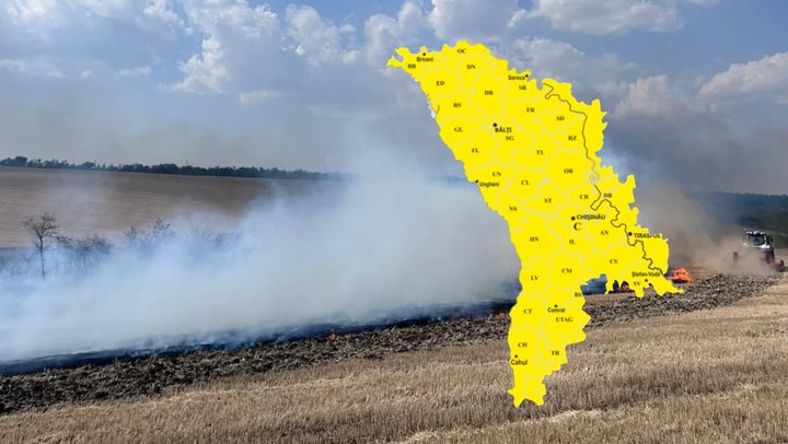 Avertizare meteo: Codul galben de pericol de incendiu a fost prelungit până pe 17 iulie